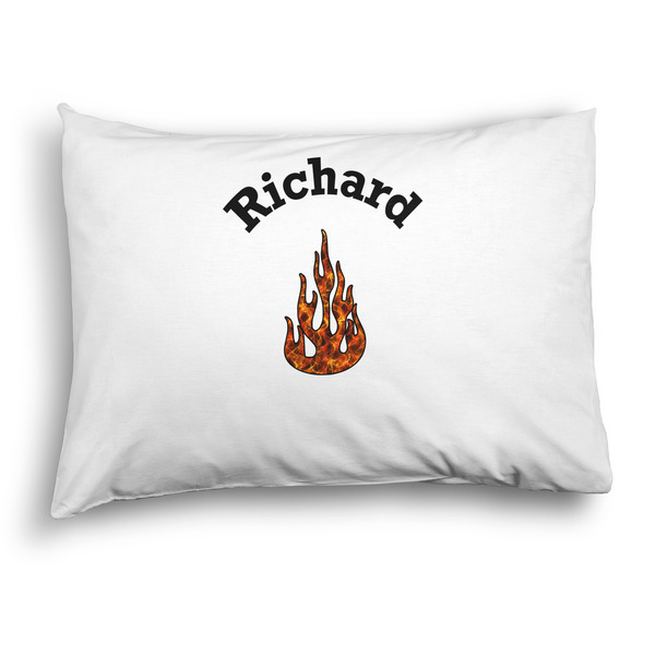 Custom Fire Pillow Case - Standard - Graphic (Personalized)