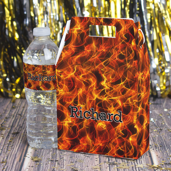 Fire Gable Favor Box - In Context