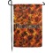 Fire Small Garden Flag - Double Sided w/ Name or Text