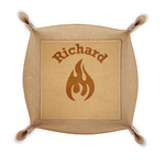 Fire Genuine Leather Valet Tray (Personalized)
