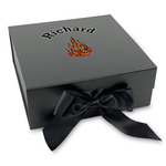 Fire Gift Box with Magnetic Lid - Black (Personalized)