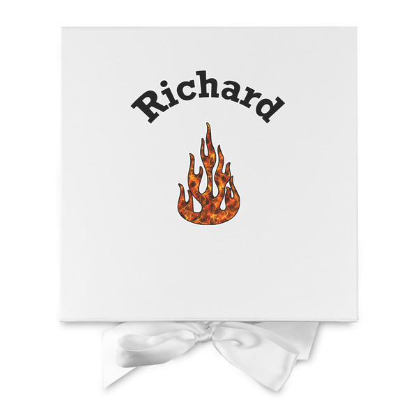 Fire Gift Boxes with Magnetic Lid - White - Approval