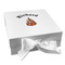 Fire Gift Boxes with Magnetic Lid - White - Front
