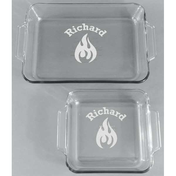 Fire Glass Baking Dish Set - FRONT