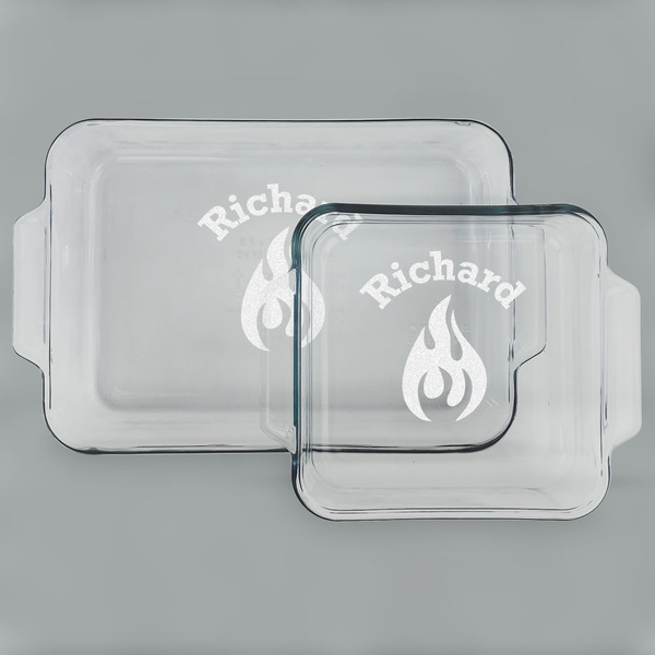 Fire Glass Baking Dish Set - MAIN (set)