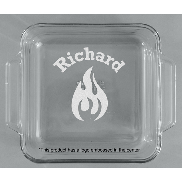 Fire Glass Cake Dish - APPROVAL (8x8)