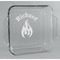 Fire Glass Cake Dish - 8in x 8in (Personalized)