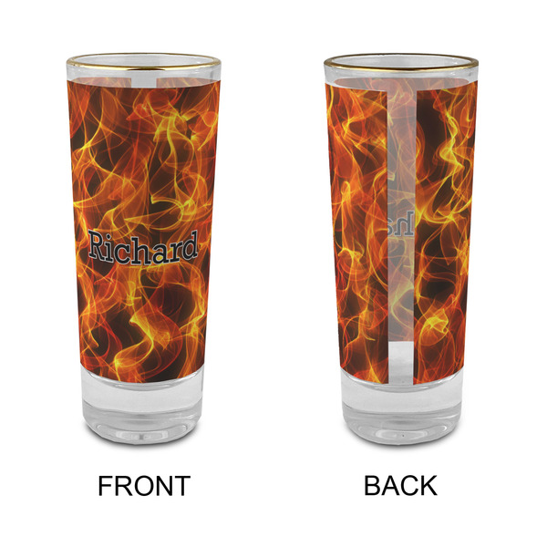 Fire Glass Shot Glass - 2 oz - Single - APPROVAL