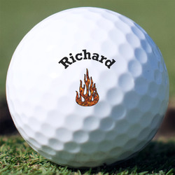 Fire Golf Balls - Titleist Pro V1 - Set of 12 (Personalized)