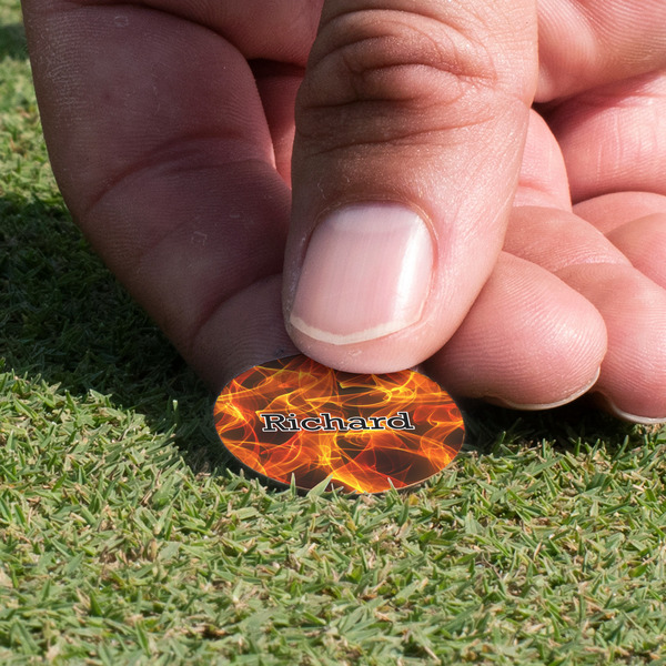Fire Golf Ball Marker - Hand