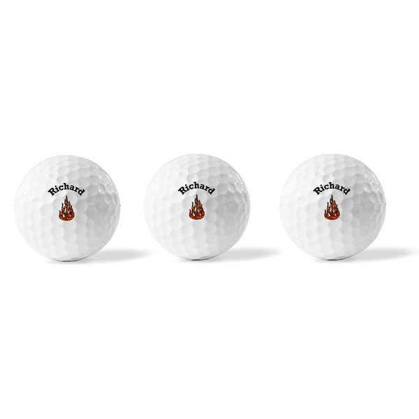 Fire Golf Balls - Generic - Set of 3 - APPROVAL