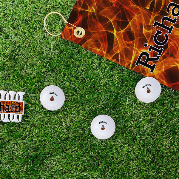 Fire Golf Balls - Generic - Set of 3 - LIFESTYLE