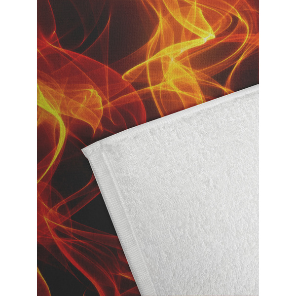 Fire Golf Towel - Detail
