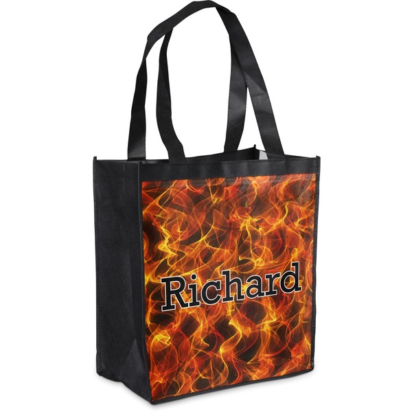 Custom Fire Grocery Bag (Personalized)
