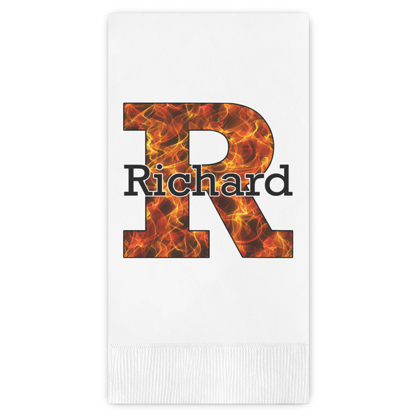 Custom Fire Guest Towels - Full Color (Personalized)