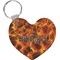 Fire Heart Keychain (Personalized)