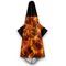 Fire Hooded Towel - Hanging