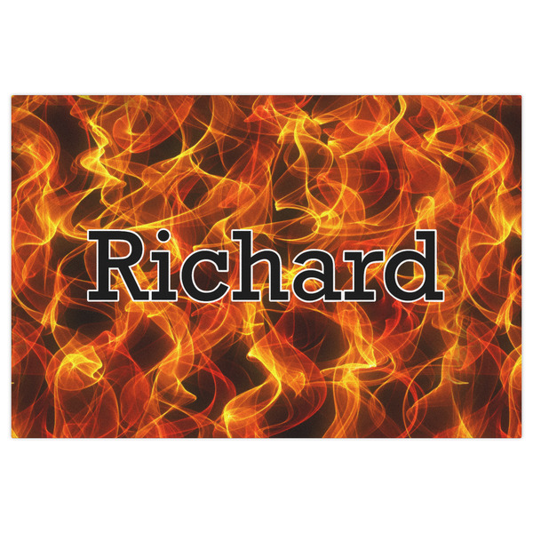 Fire Indoor / Outdoor Rug - 2'x3' - Front Flat