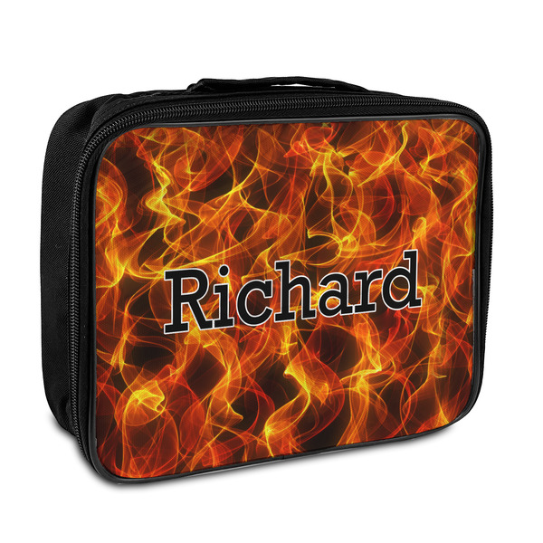 Custom Fire Insulated Lunch Bag (Personalized)