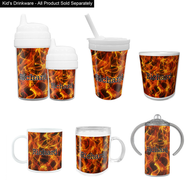 Fire Kid's Drinkware - Customized & Personalized