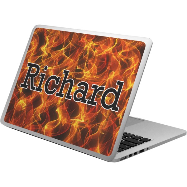 Custom Fire Laptop Skin - Custom Sized (Personalized)