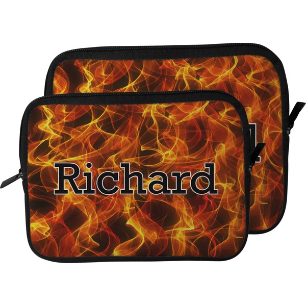 Fire Laptop Sleeve (Size Comparison)