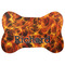 Fire Bone Shaped Dog Food Mat (Personalized)
