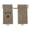 Fire Large Burlap Gift Bags - Front Approval