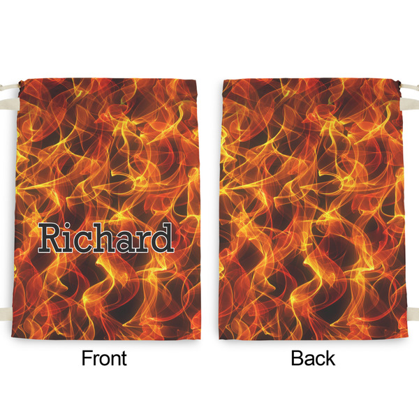 Fire Large Laundry Bag - Front & Back View