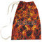 Fire Large Laundry Bag - Front View
