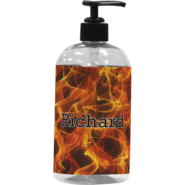 Custom Fire Plastic Soap / Lotion Dispenser (Personalized)