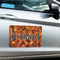 Fire Large Rectangle Car Magnets- In Context