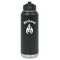 Fire Laser Engraved Water Bottles - Front View