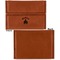 Fire Leather Business Card Holder Front Back Single Sided - Apvl