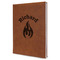 Fire Leather Sketchbook - Large - Double Sided - Angled View