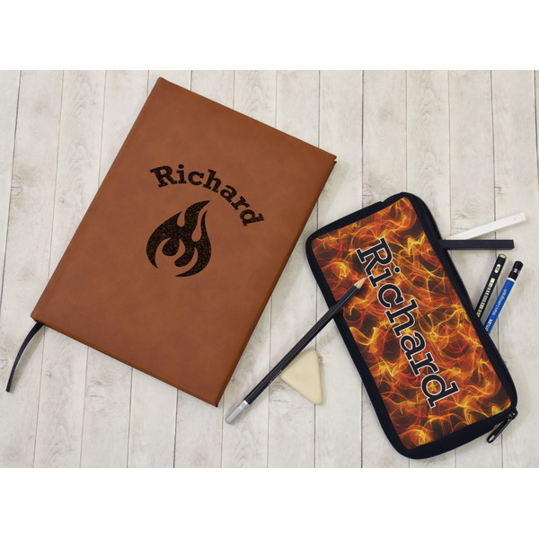 Fire Leather Sketchbook - Small - Double Sided - In Context