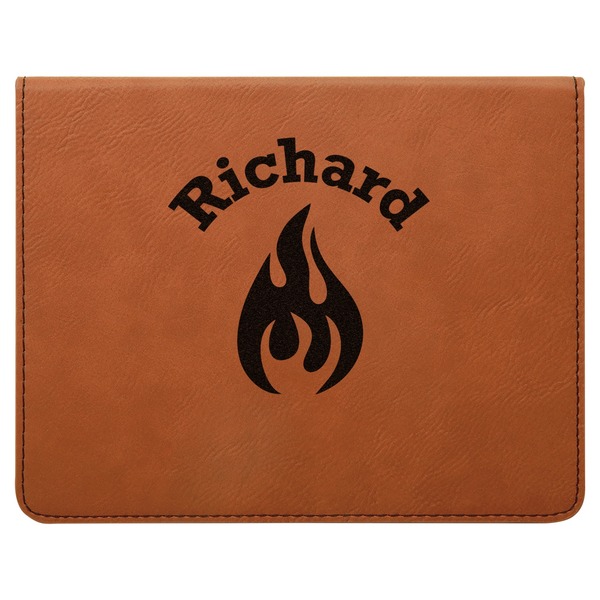 Fire Leatherette 4-Piece Wine Tool Set Flat