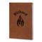 Fire Leatherette Journal - Large - Double Sided (Personalized)