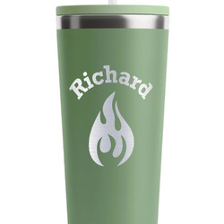Fire RTIC Everyday Tumbler with Straw - 28oz - Light Green - Single-Sided (Personalized)