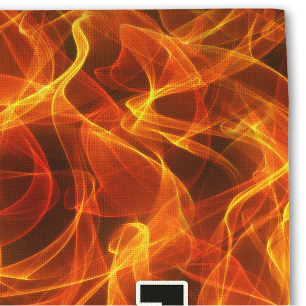 Fire Linen Placemat - DETAIL