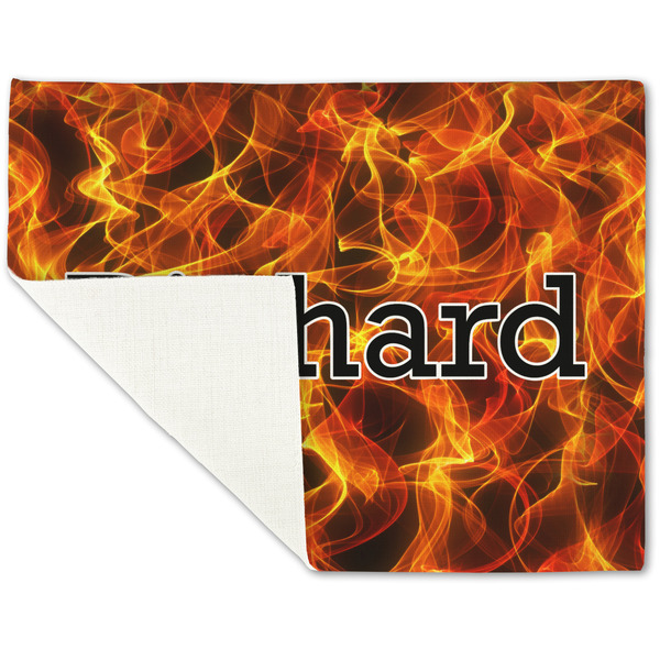 Fire Linen Placemat - Folded Corner (single side)