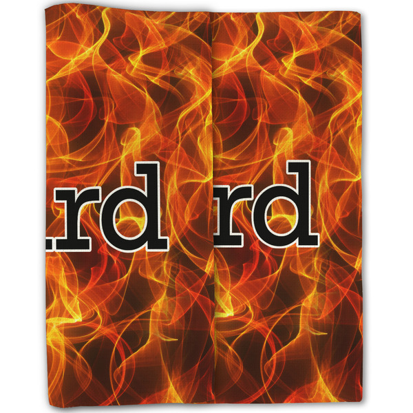 Fire Linen Placemat - Folded Half (double sided)