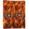 Fire Linen Placemat - Folded Half (double sided)