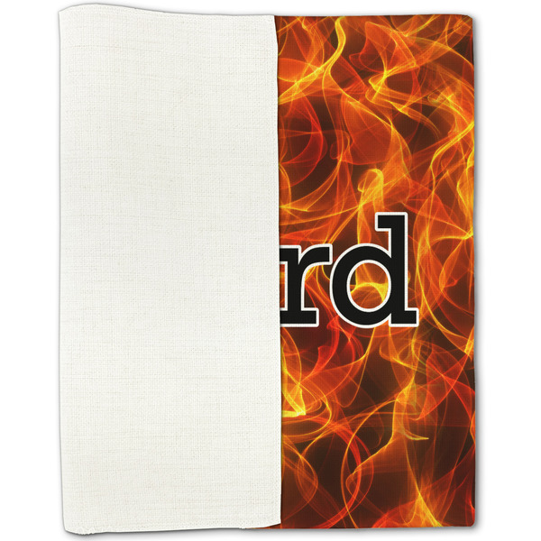 Fire Linen Placemat - Folded Half