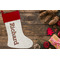 Fire Linen Stocking w/Red Cuff - Flat Lay (LIFESTYLE)