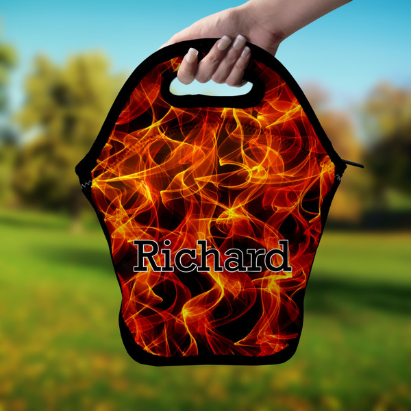 Fire Lunch Bag - Hand