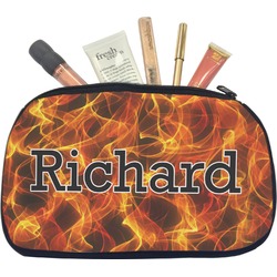 Fire Makeup / Cosmetic Bag - Medium (Personalized)