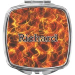 Fire Compact Makeup Mirror (Personalized)