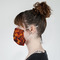 Fire Mask - Side View on Girl