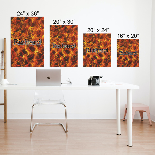 Fire Matte Poster - Sizes